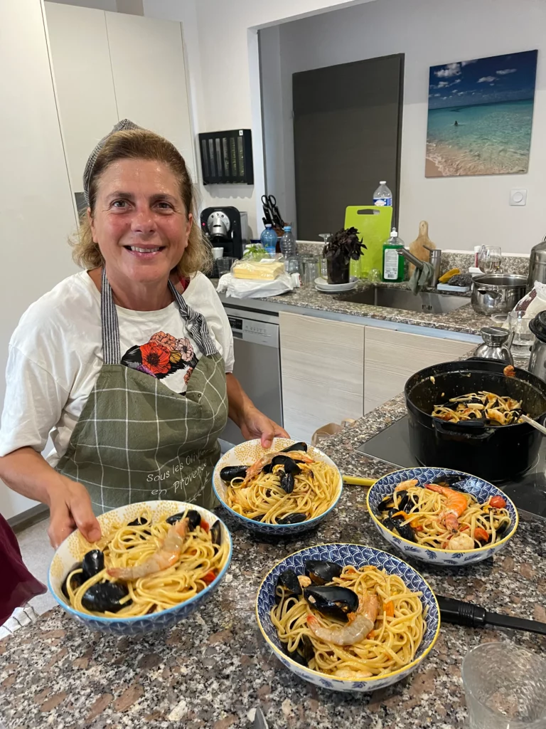 Lidia pâtes aux fruits de mer italien